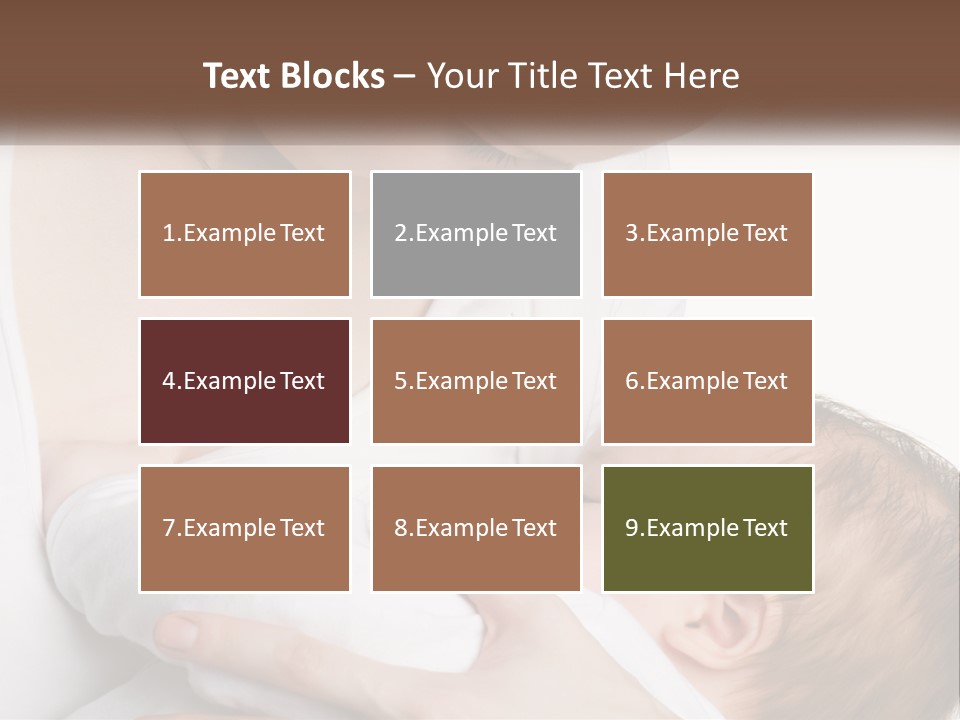 Senior Elderly White PowerPoint Template