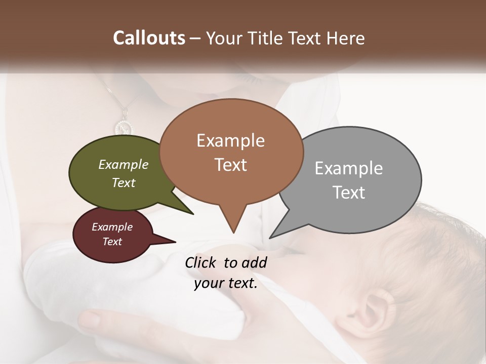 Senior Elderly White PowerPoint Template