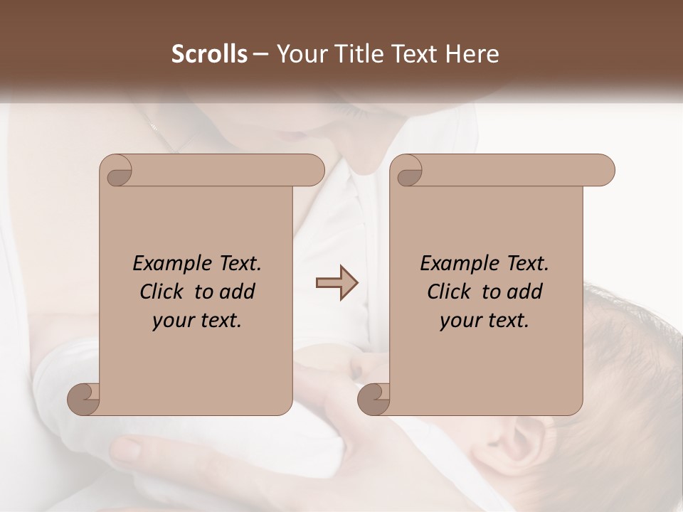 Senior Elderly White PowerPoint Template