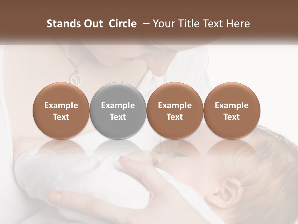 Senior Elderly White PowerPoint Template