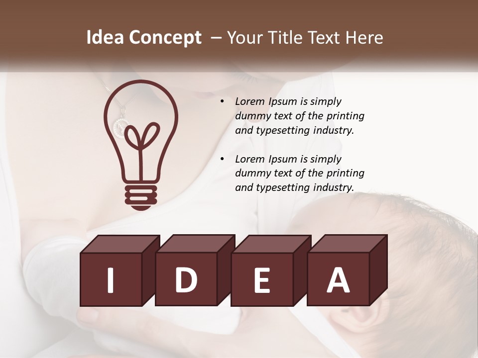 Senior Elderly White PowerPoint Template