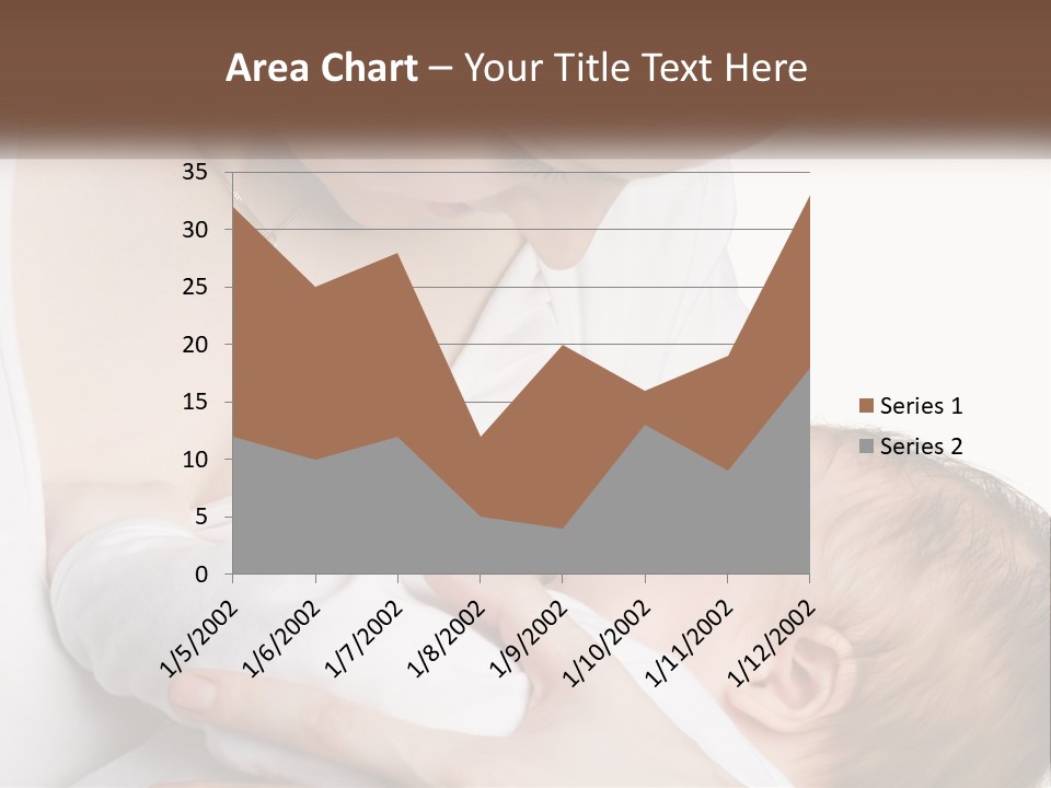 Senior Elderly White PowerPoint Template