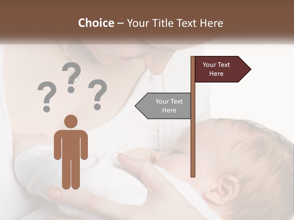 Senior Elderly White PowerPoint Template