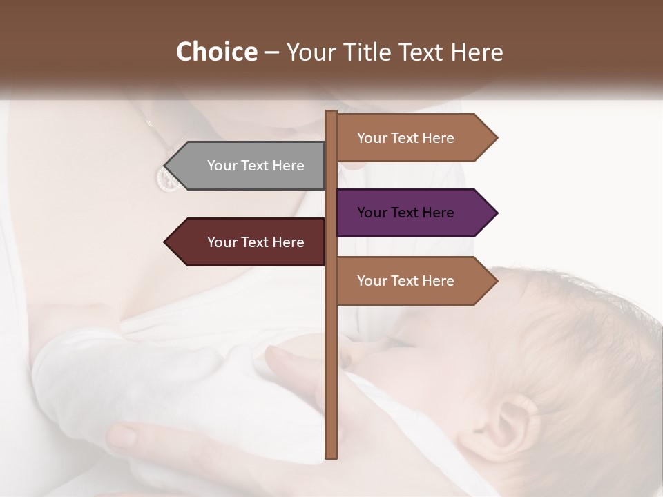 Senior Elderly White PowerPoint Template