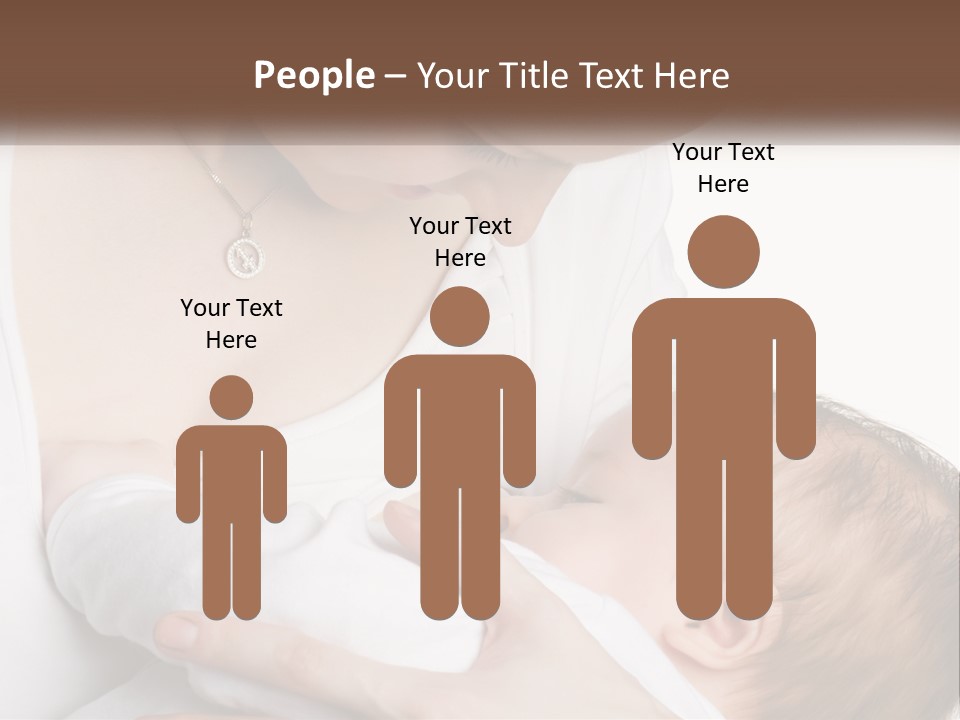 Senior Elderly White PowerPoint Template