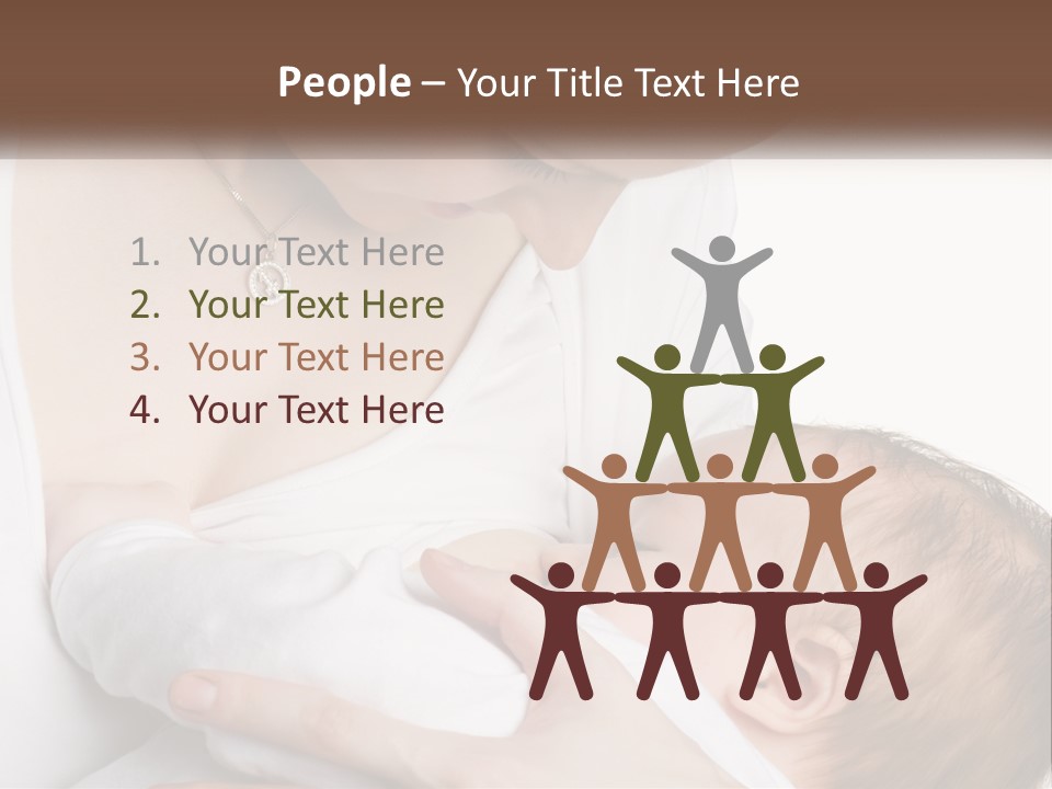 Senior Elderly White PowerPoint Template