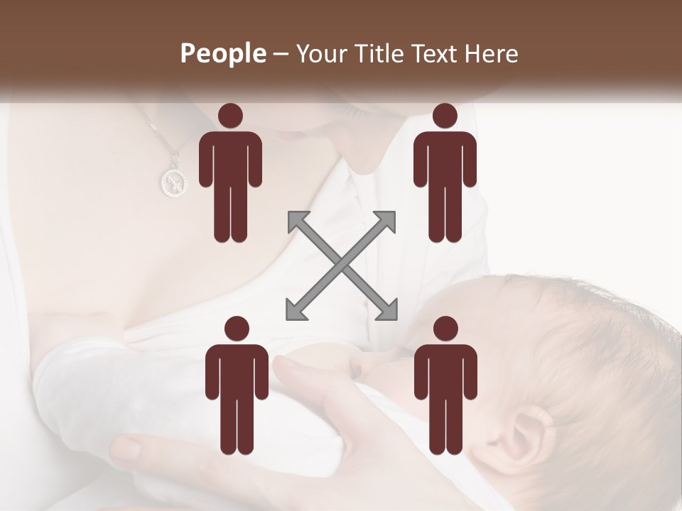 Senior Elderly White PowerPoint Template