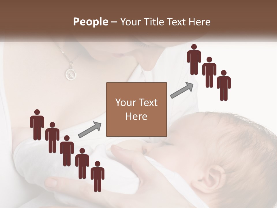 Senior Elderly White PowerPoint Template