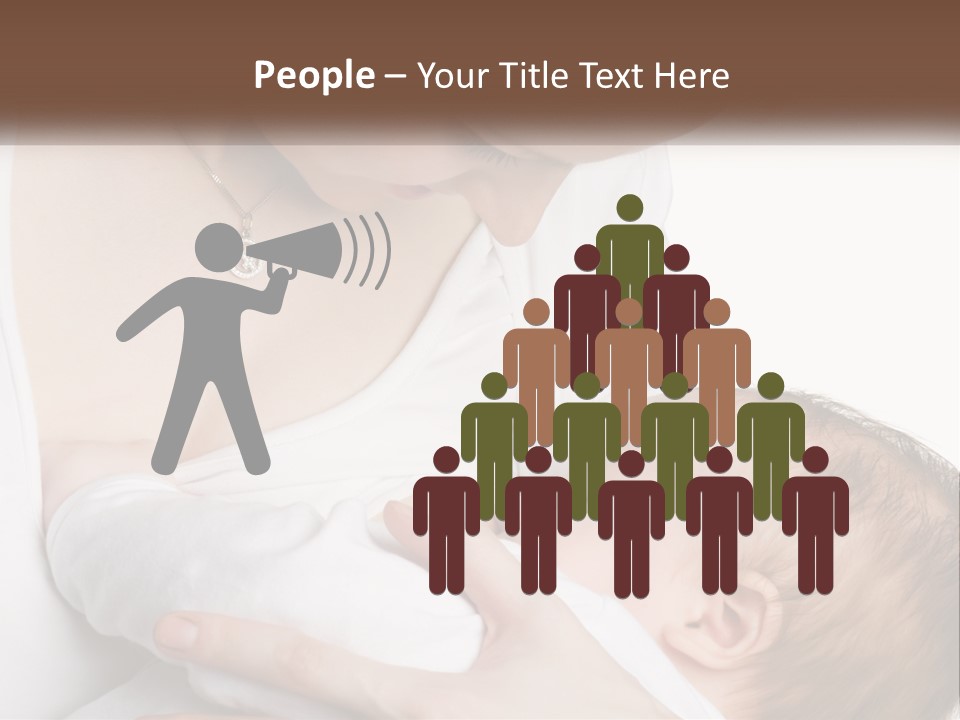 Senior Elderly White PowerPoint Template