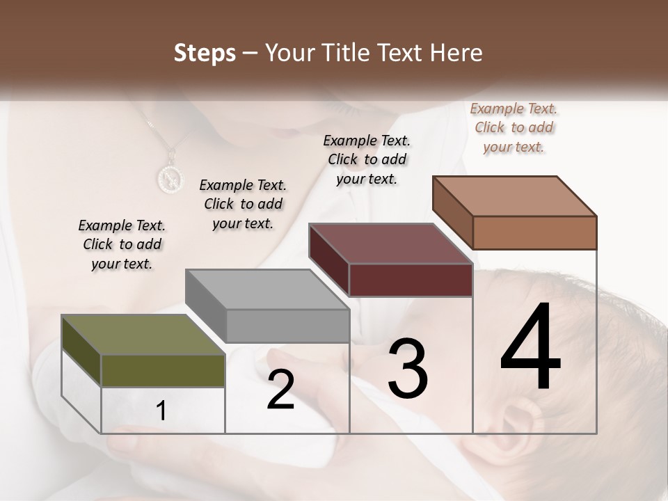 Senior Elderly White PowerPoint Template