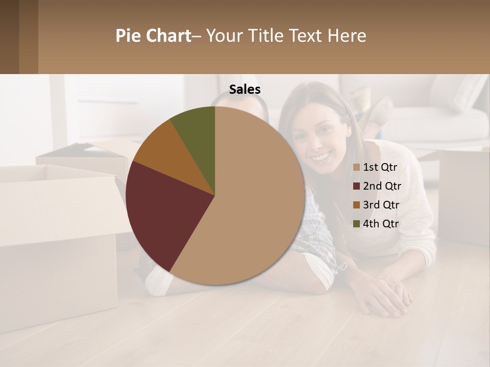 Sea Caucasian Wave PowerPoint Template