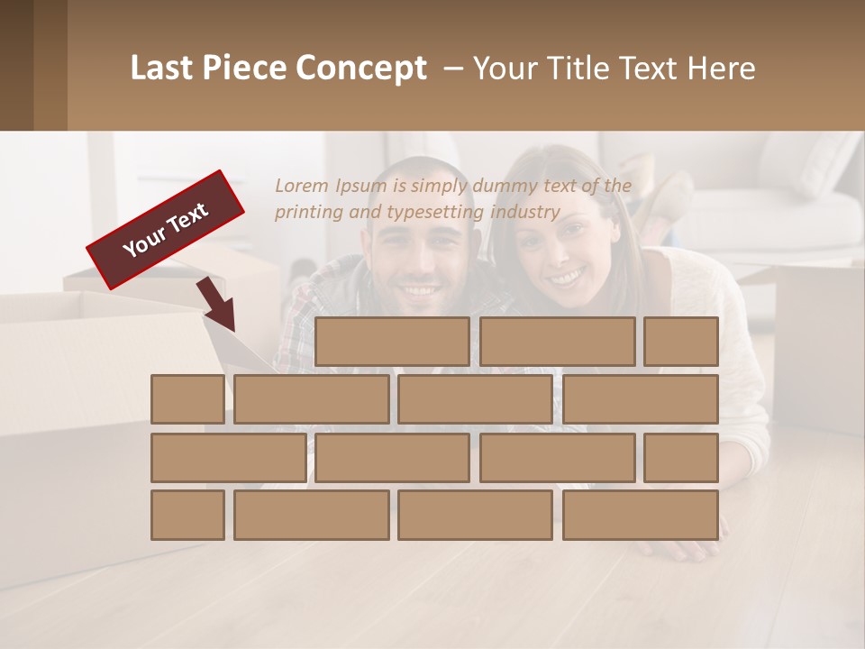 Sea Caucasian Wave PowerPoint Template