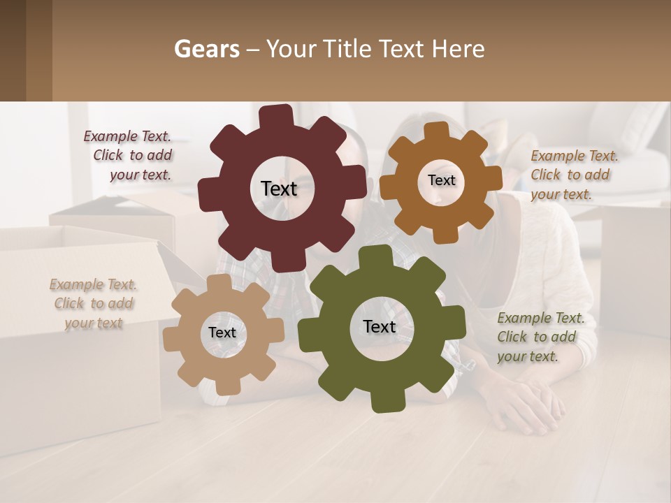 Sea Caucasian Wave PowerPoint Template