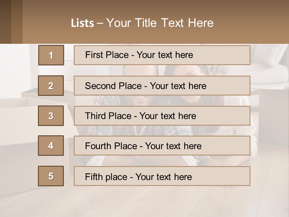 Sea Caucasian Wave PowerPoint Template