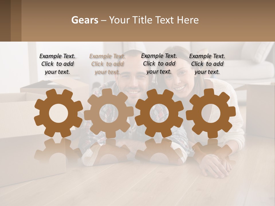 Sea Caucasian Wave PowerPoint Template