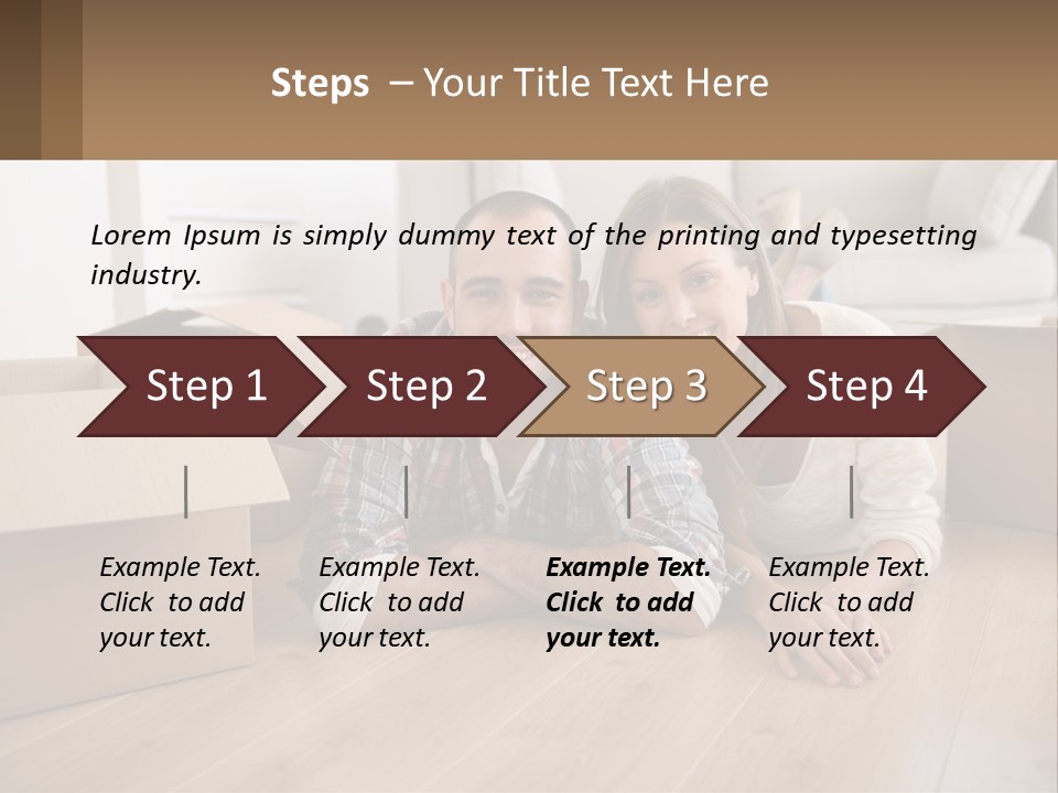 Sea Caucasian Wave PowerPoint Template