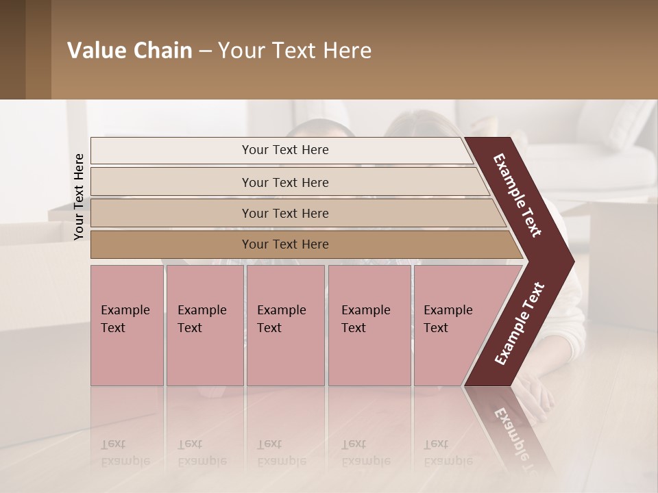 Sea Caucasian Wave PowerPoint Template