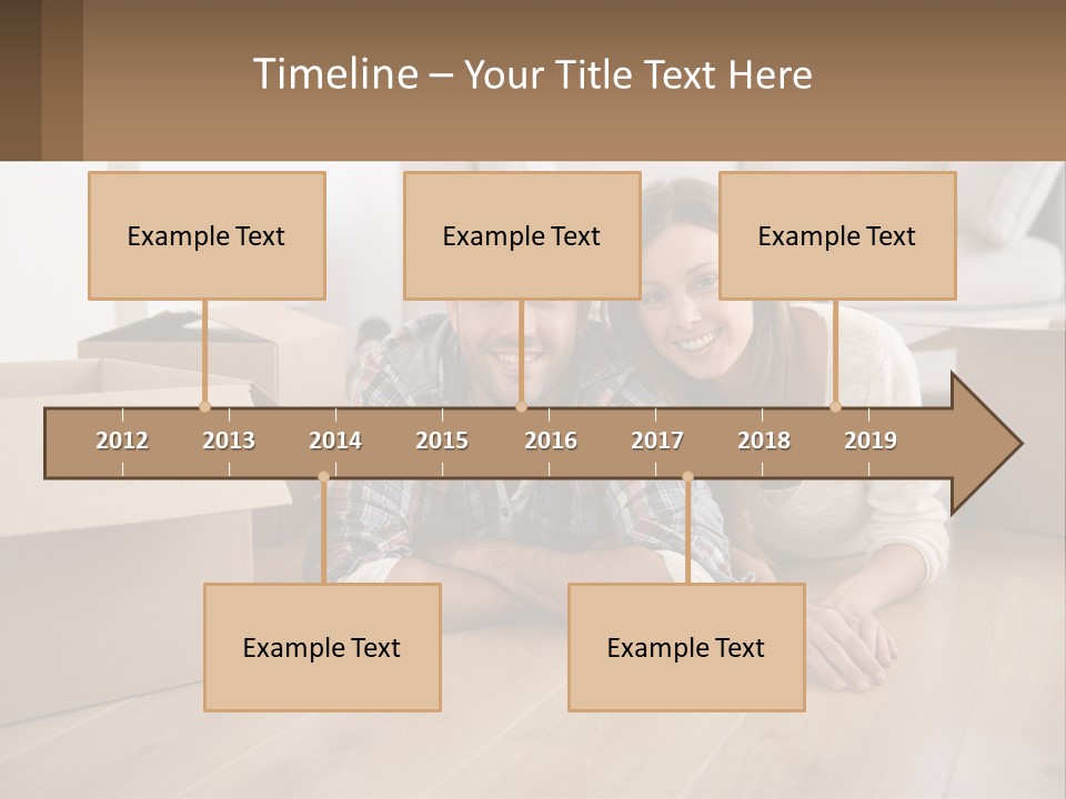 Sea Caucasian Wave PowerPoint Template