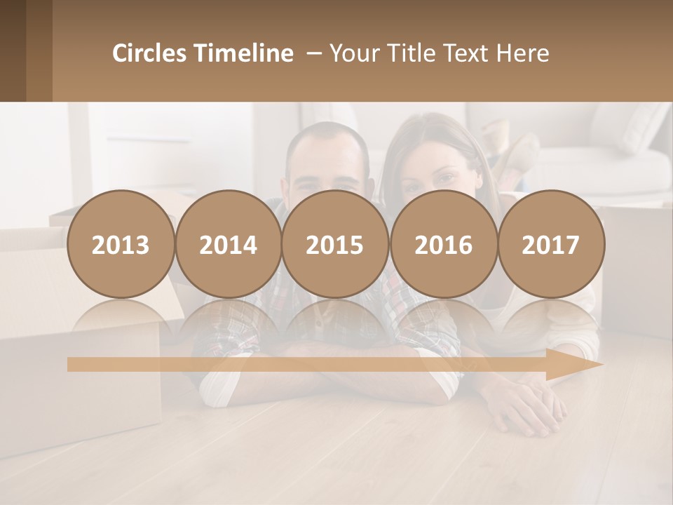 Sea Caucasian Wave PowerPoint Template