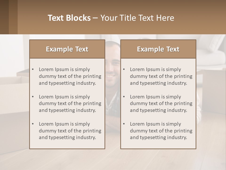 Sea Caucasian Wave PowerPoint Template