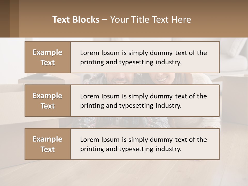 Sea Caucasian Wave PowerPoint Template