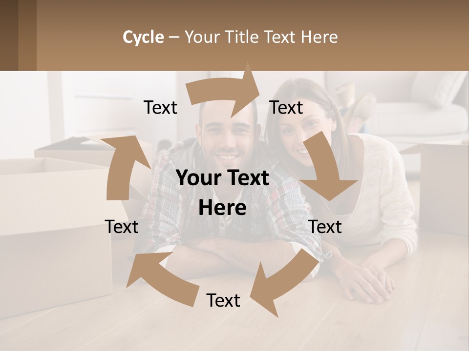 Sea Caucasian Wave PowerPoint Template