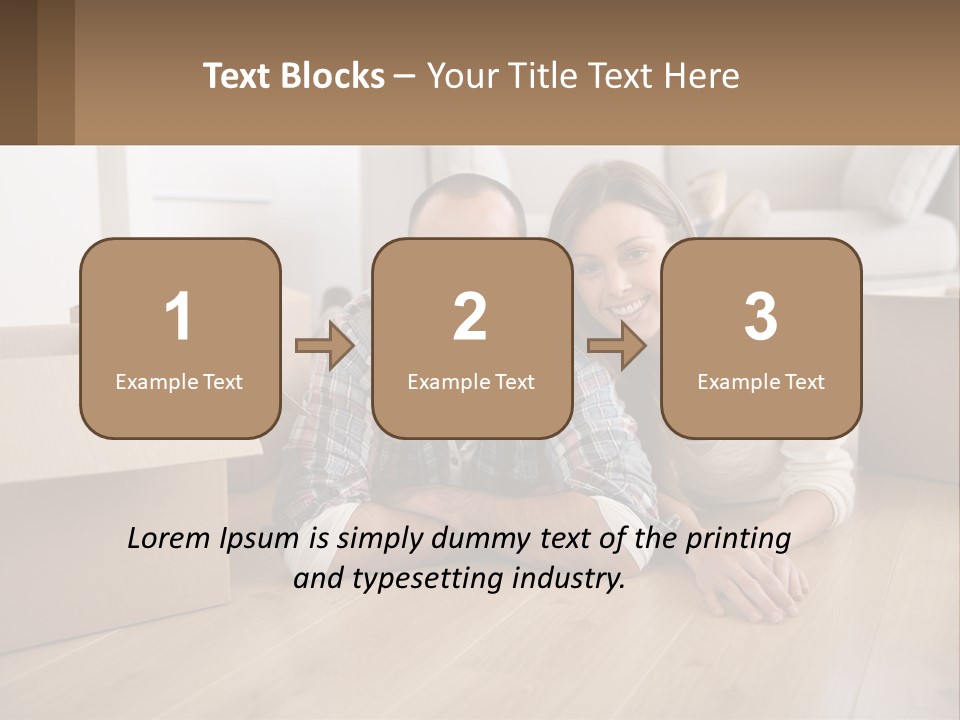 Sea Caucasian Wave PowerPoint Template