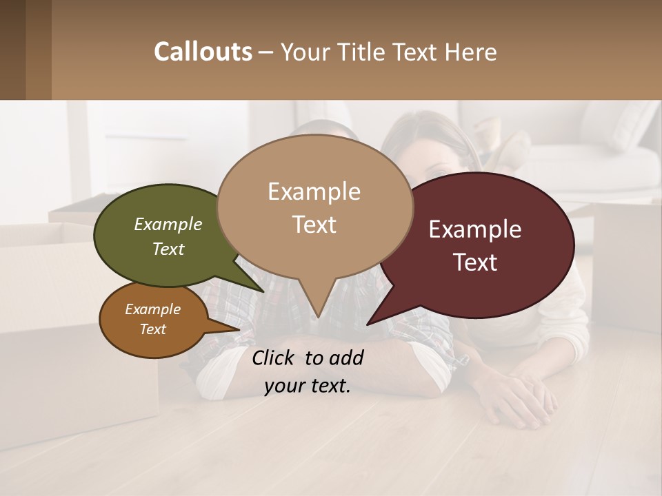 Sea Caucasian Wave PowerPoint Template