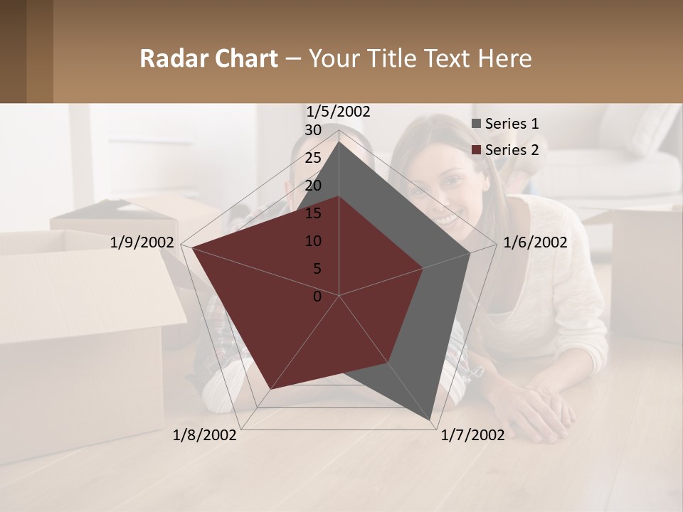 Sea Caucasian Wave PowerPoint Template
