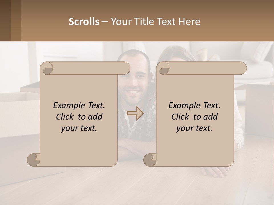 Sea Caucasian Wave PowerPoint Template