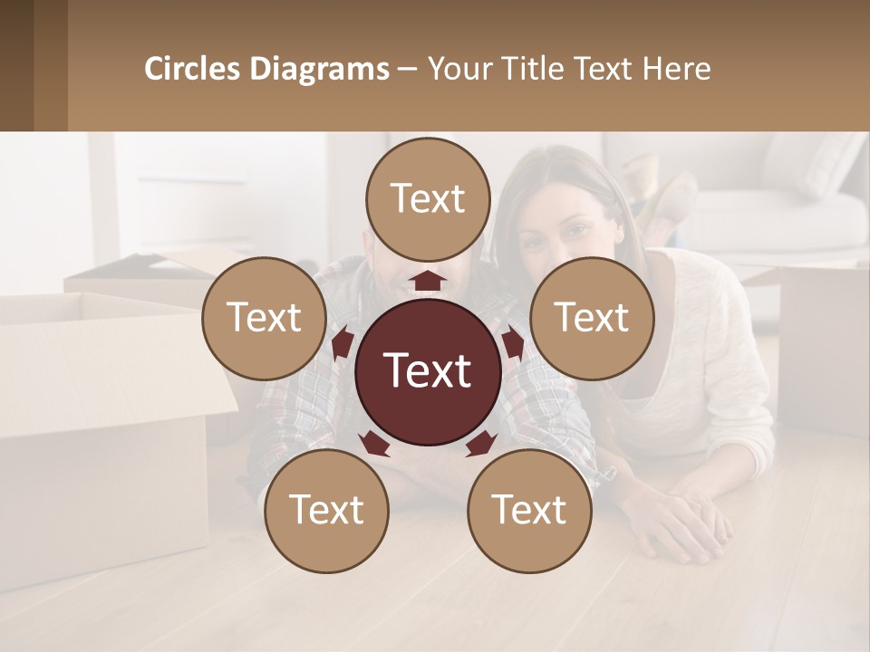 Sea Caucasian Wave PowerPoint Template