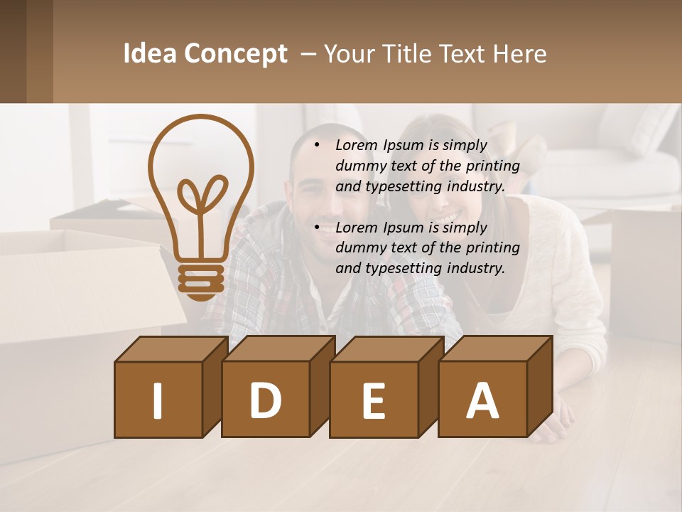 Sea Caucasian Wave PowerPoint Template