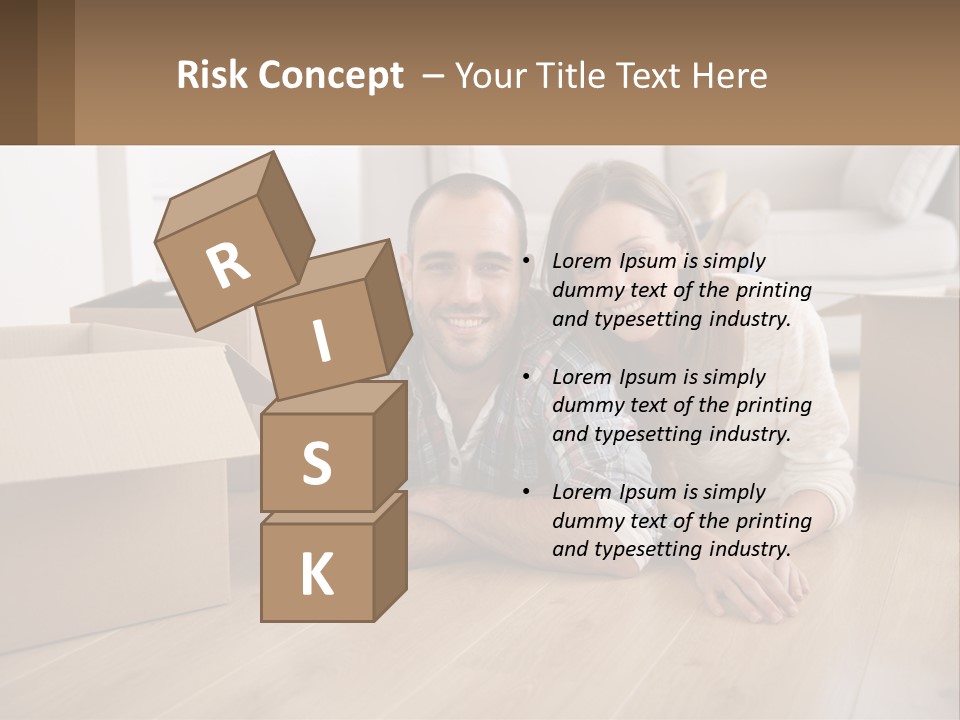 Sea Caucasian Wave PowerPoint Template