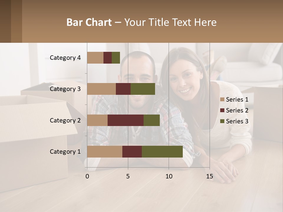Sea Caucasian Wave PowerPoint Template