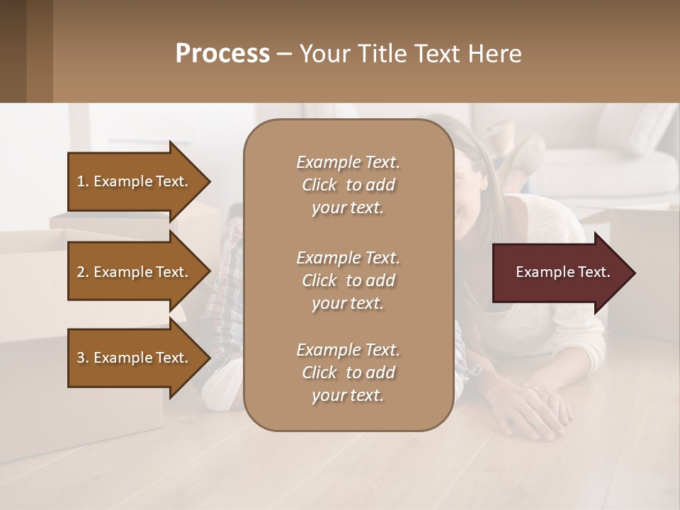 Sea Caucasian Wave PowerPoint Template