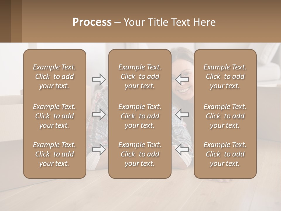 Sea Caucasian Wave PowerPoint Template