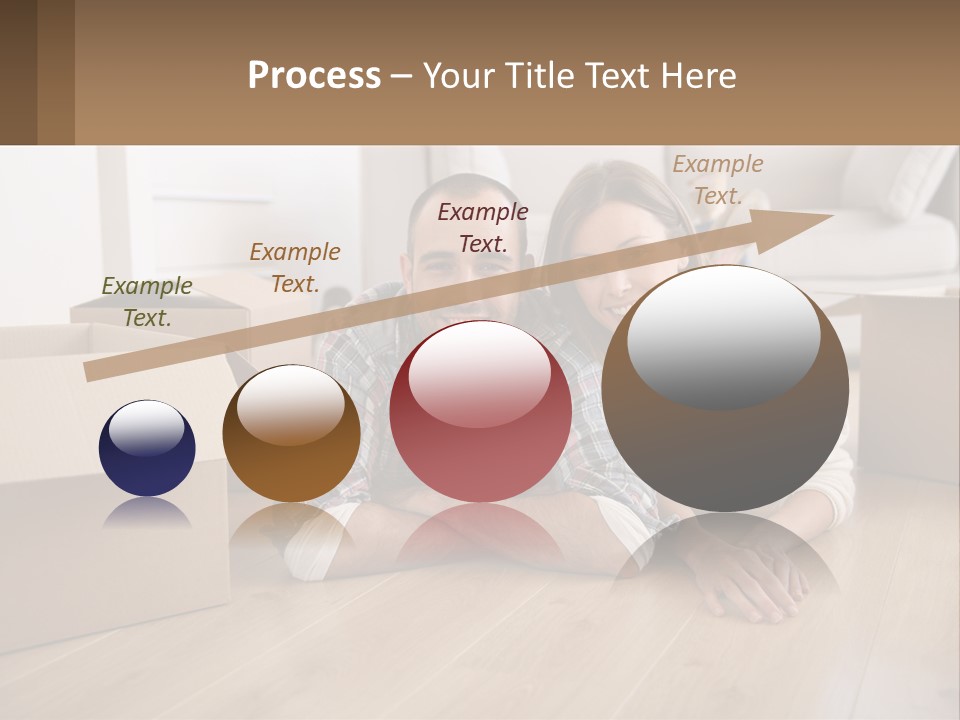 Sea Caucasian Wave PowerPoint Template