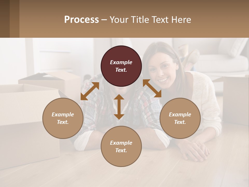 Sea Caucasian Wave PowerPoint Template