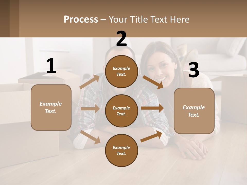 Sea Caucasian Wave PowerPoint Template