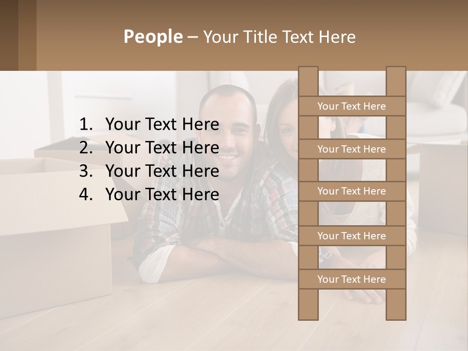 Sea Caucasian Wave PowerPoint Template