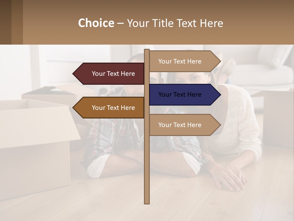 Sea Caucasian Wave PowerPoint Template