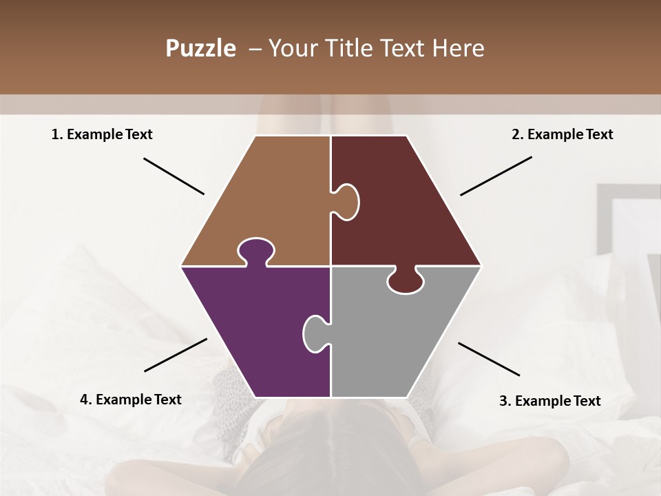 Family Woman Life PowerPoint Template