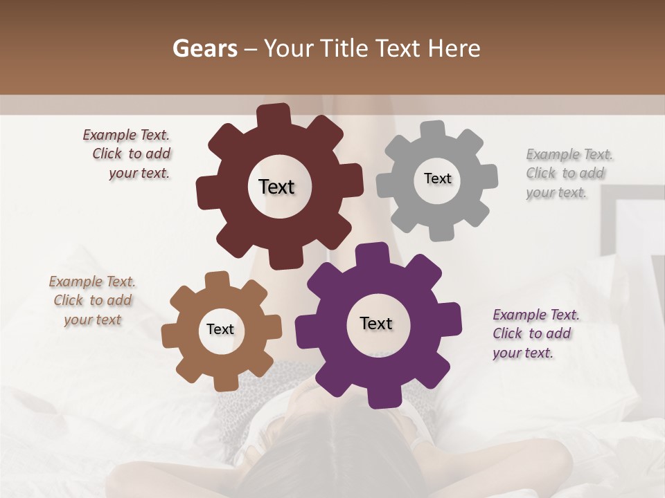 Family Woman Life PowerPoint Template