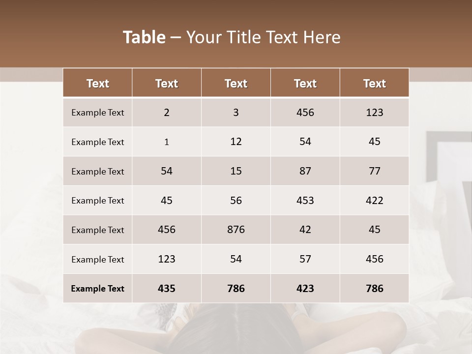 Family Woman Life PowerPoint Template