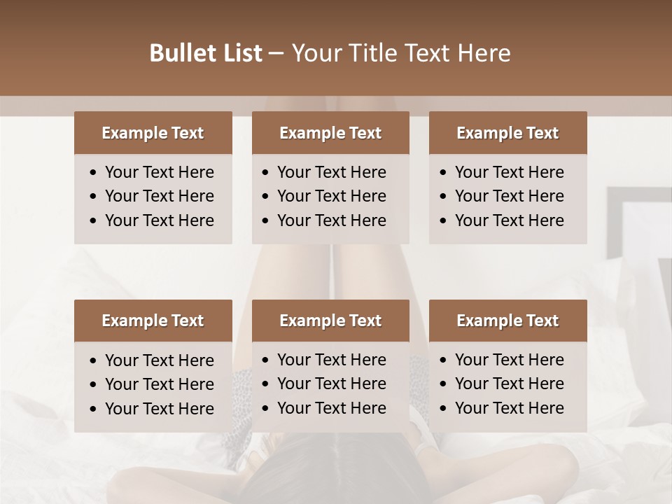 Family Woman Life PowerPoint Template