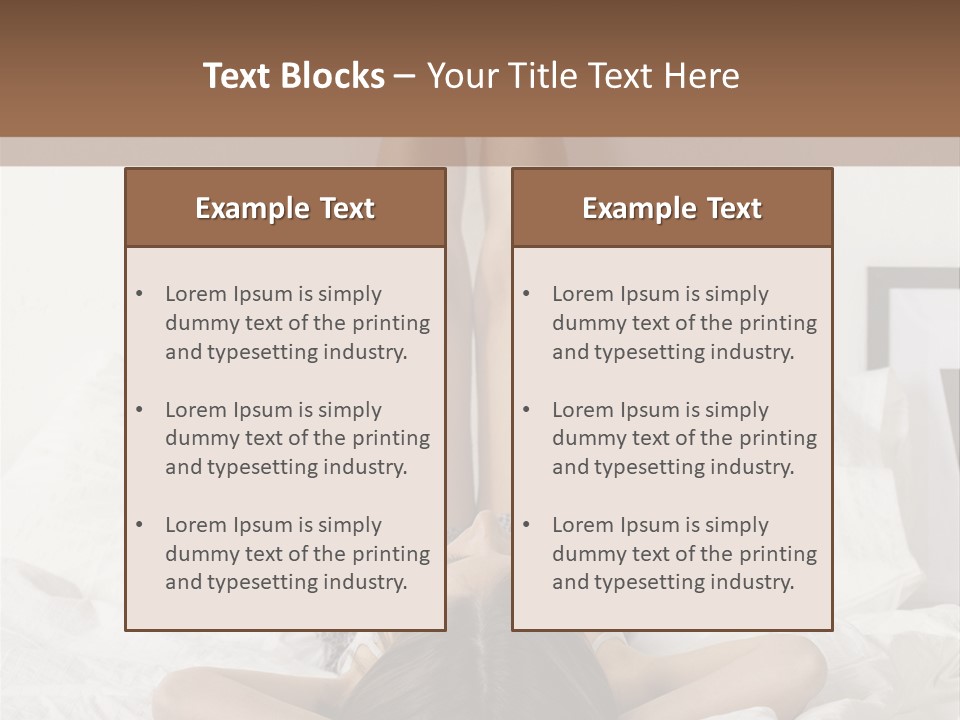 Family Woman Life PowerPoint Template