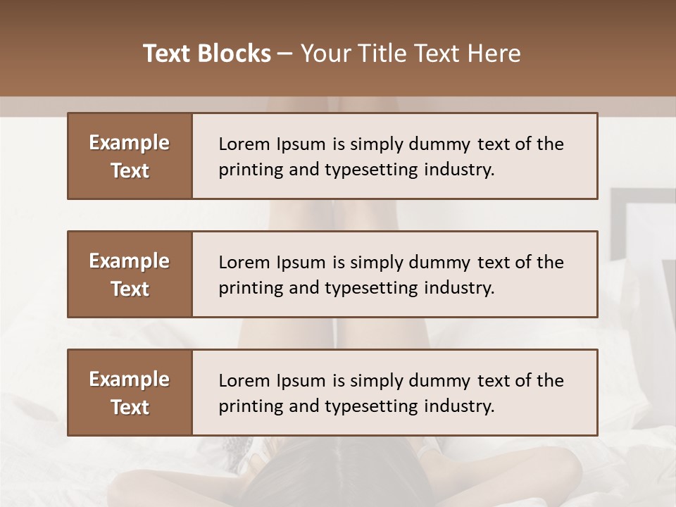 Family Woman Life PowerPoint Template