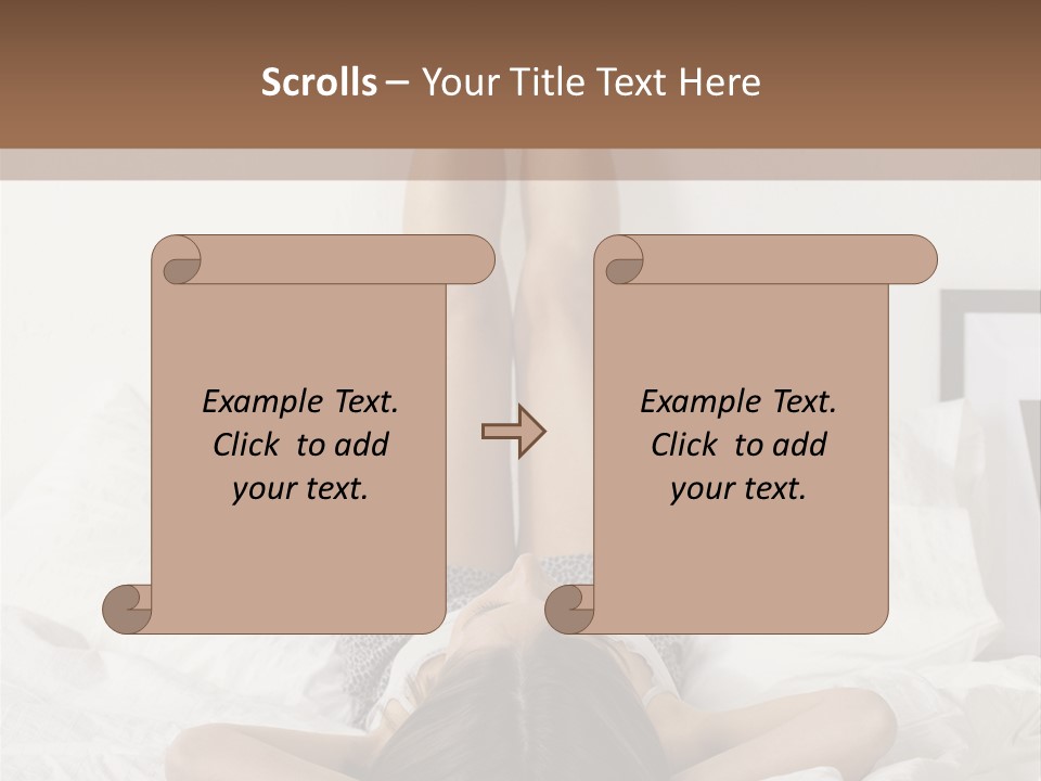 Family Woman Life PowerPoint Template