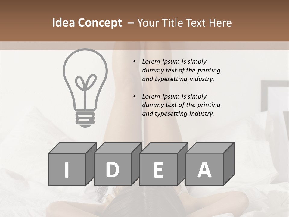 Family Woman Life PowerPoint Template