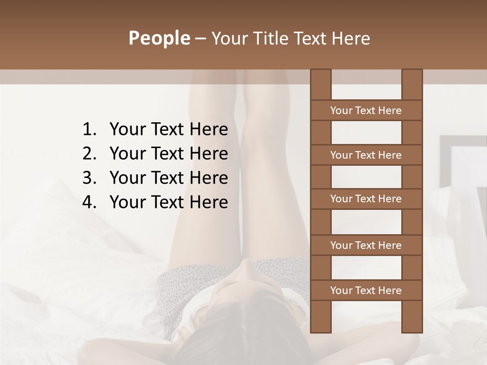 Family Woman Life PowerPoint Template